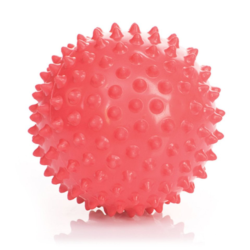 Мяч гимнастический игольчатый М-115 (15 см, розовый)