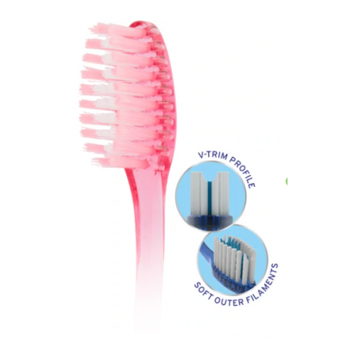 Зубная щетка Wisdom Ortho Clean мягкая ортодонтическая с V-образным вырезом, арт.2429