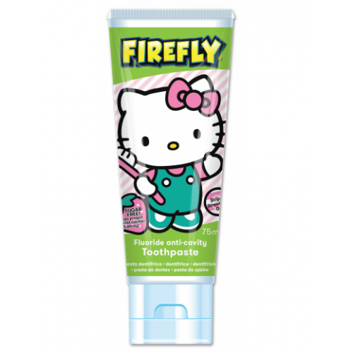Зубная паста-гель Hello Kitty Strawberry cel с флюоридом для детей до 6-ти лет, 75мл, арт. HK-1