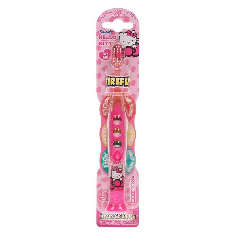 Зубная щетка Hello Kitty Ready Go toothbrushes с таймером и подсвет. для детей от 3-х лет,арт. HK-19