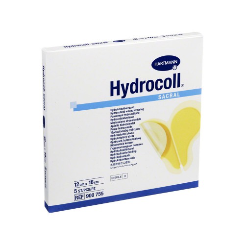 Повязка гидроколлоидная 12х18см HYDROCOLL для лечения и профилактики пролежней на область крестца (1 штука)