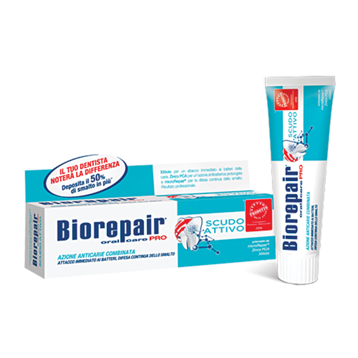 Зубная паста для активной защиты эмали BioRepair PRO Active Shield 75мл, арт.GA11842