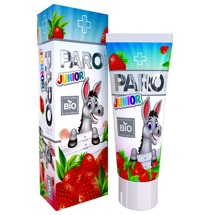 Зубная паста Paro Dent BIO Junior с витаминами от 3 до 11 лет, 50мл, арт.pd21
