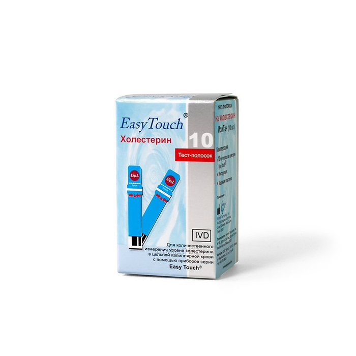 Тест-полоски Easy Touch на холестерин (10шт)